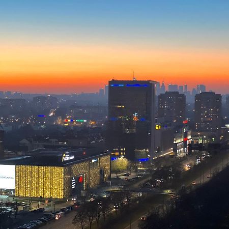 Apartament Skyscrapper Z Widokiem Na Panorame Warszawy Warsaw Ngoại thất bức ảnh