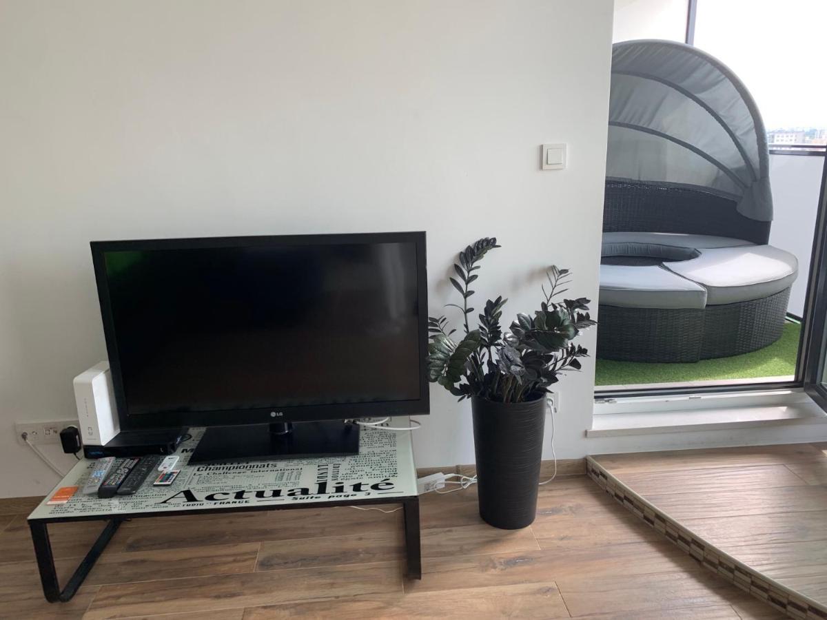 Apartament Skyscrapper Z Widokiem Na Panorame Warszawy Warsaw Ngoại thất bức ảnh